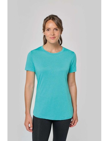 P-PA4021-LADIES' TRIBLEND ROUND NECK SPORTS T-SHIRT